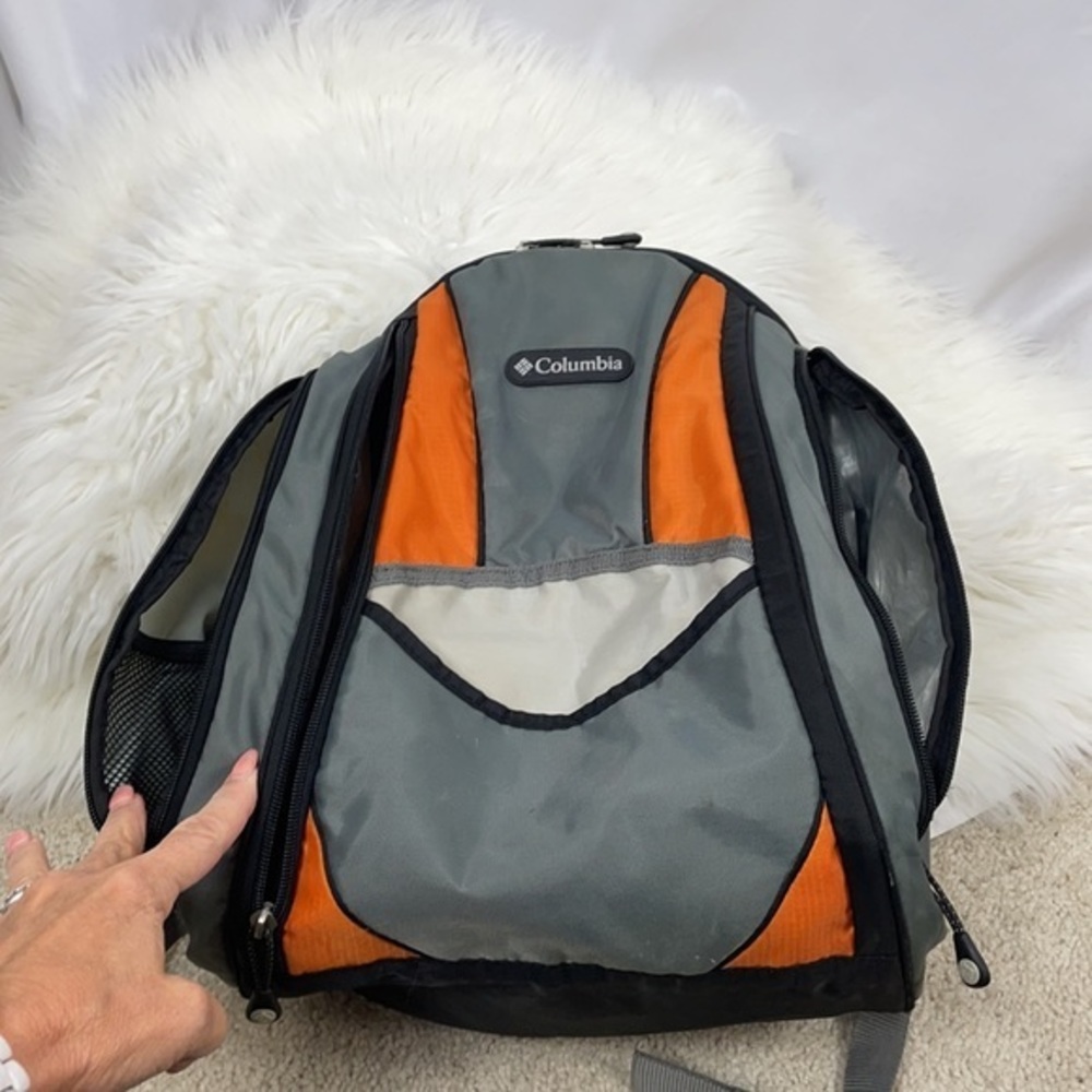 Columbia Gray And Orange Backpack - image 3